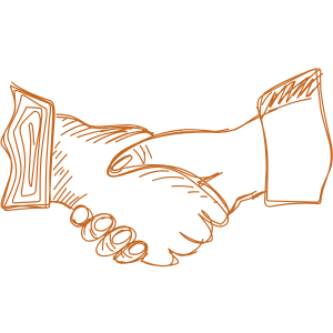 Bezpośredni kontakt i pełne zaangażowanie - pomarańczowy